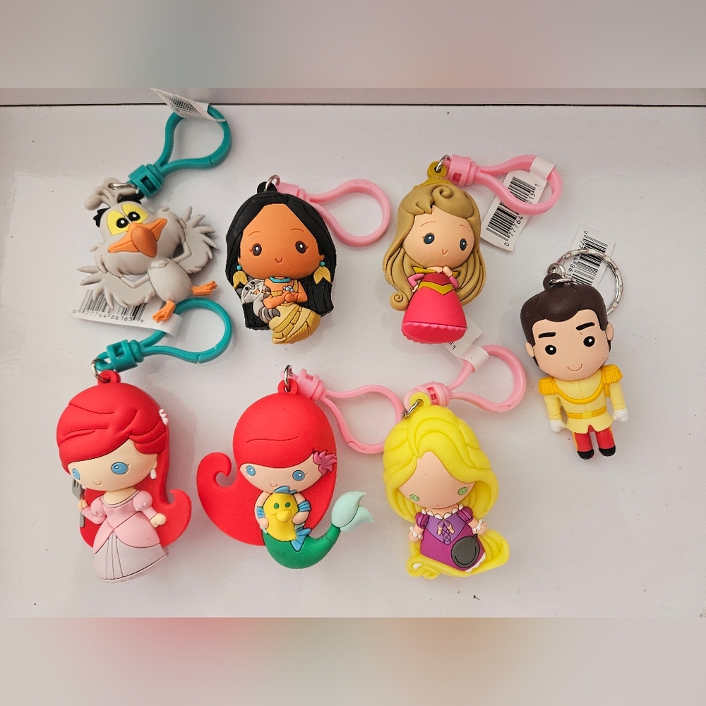 Disney Princess and Friends Keychain Collection